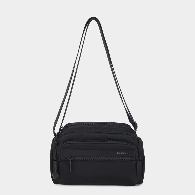 Black Women's Hedgren Emily Crossbody Bags | NSY4852QG