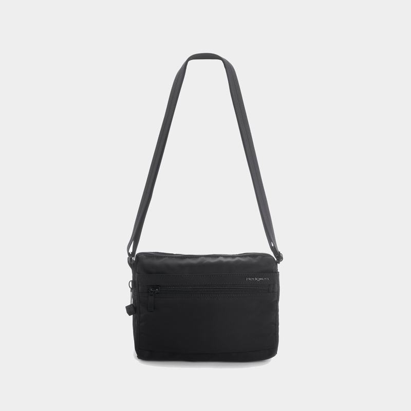 Black Women's Hedgren Eye Shoulder Bags | FNK2177UG