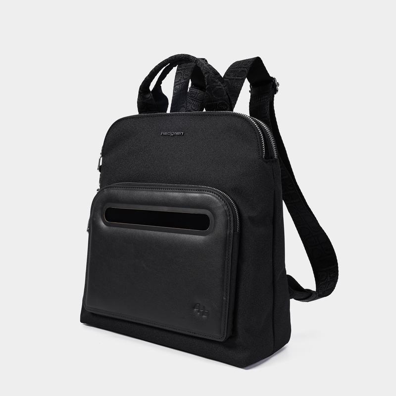 Black Women's Hedgren Latte Backpacks | CXG4584KJ