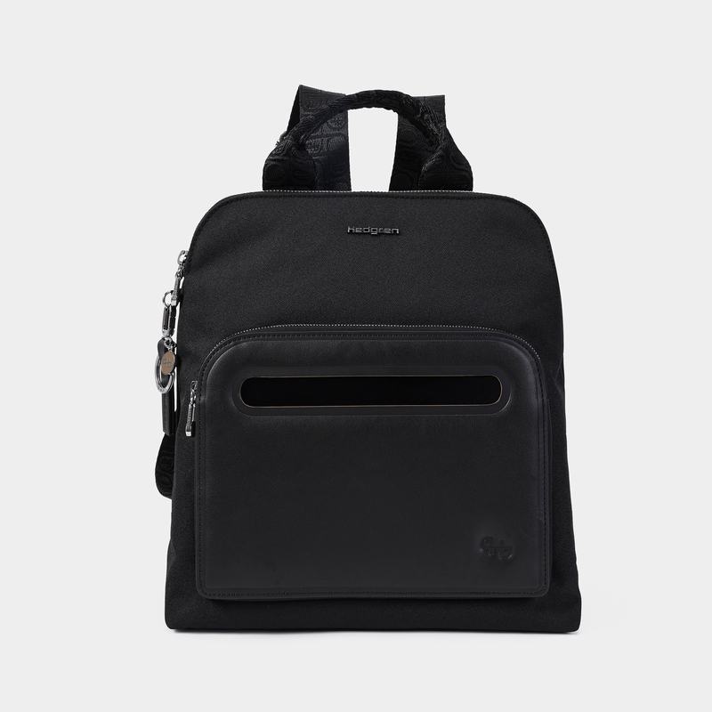 Black Women\'s Hedgren Latte Backpacks | CXG4584KJ