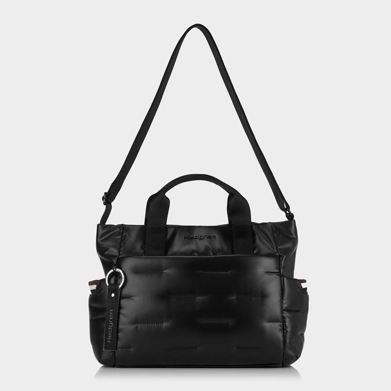 Black Women's Hedgren Softy Handbag | EPO7678JW