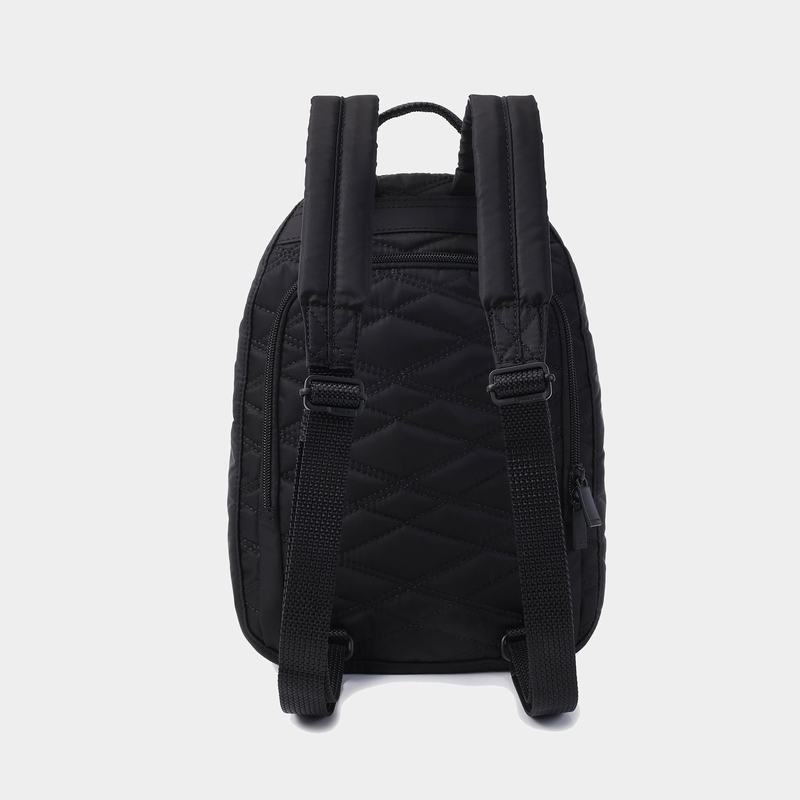 Black Women's Hedgren Vogue Rfid Backpacks | IND1096GJ