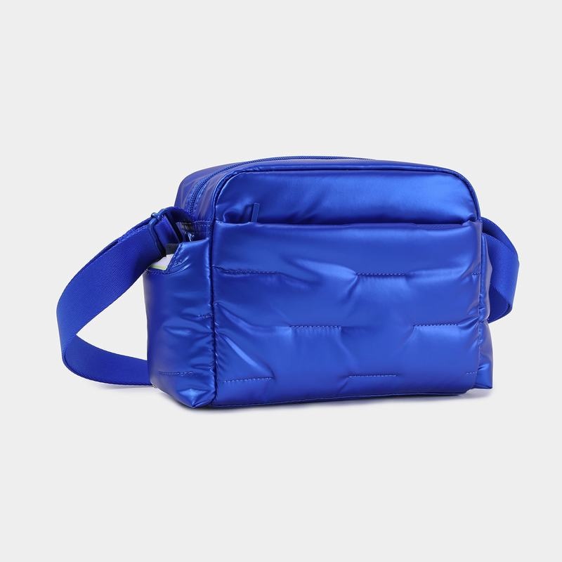 Blue Women's Hedgren Cozy Shoulder Bags | UUH511WN