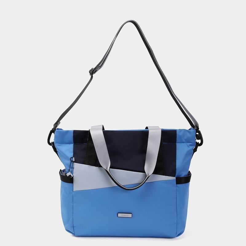 Blue Women's Hedgren Galactic Tote Bags | MQT1033FI