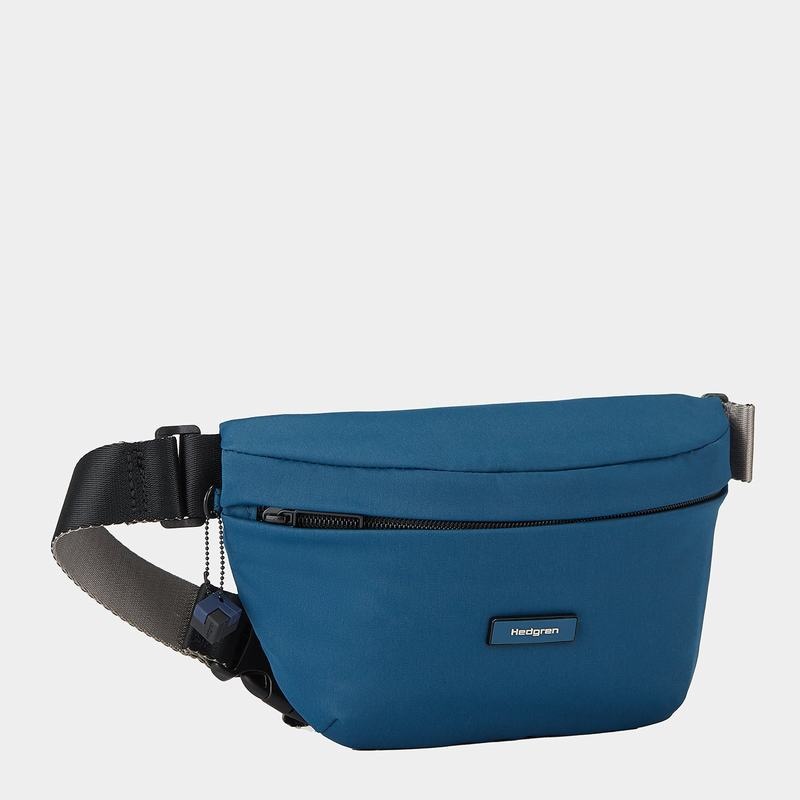 Blue Women's Hedgren Halo Belt Bags | BIF2285VR