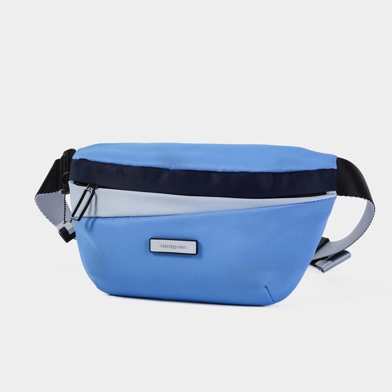 Blue Women's Hedgren Halo Belt Bags | PZX149TZ