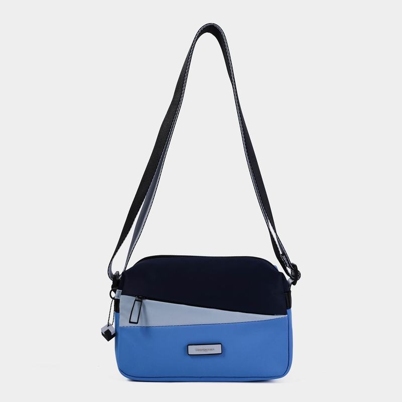 Blue Women's Hedgren Neutron Small Crossbody Bags | JTB9951RQ