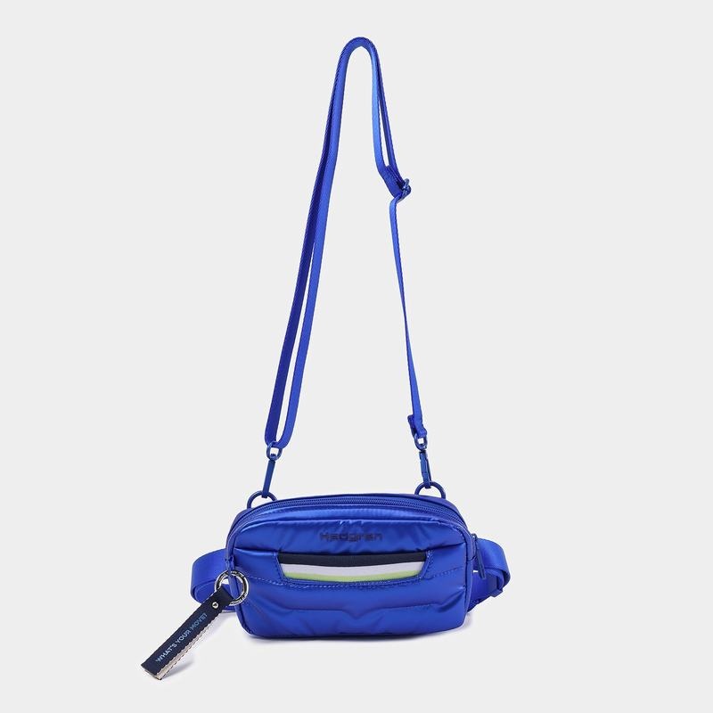 Blue Women's Hedgren Snug Belt Bags | XFK578TB