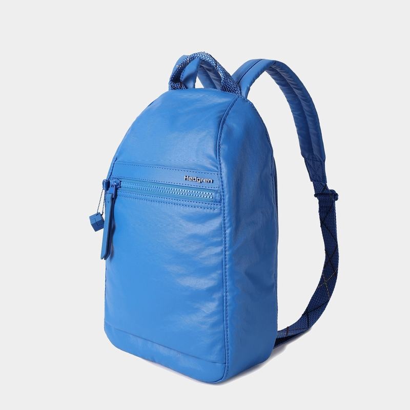 Blue Women's Hedgren Vogue Rfid Backpacks | YYL6185OG