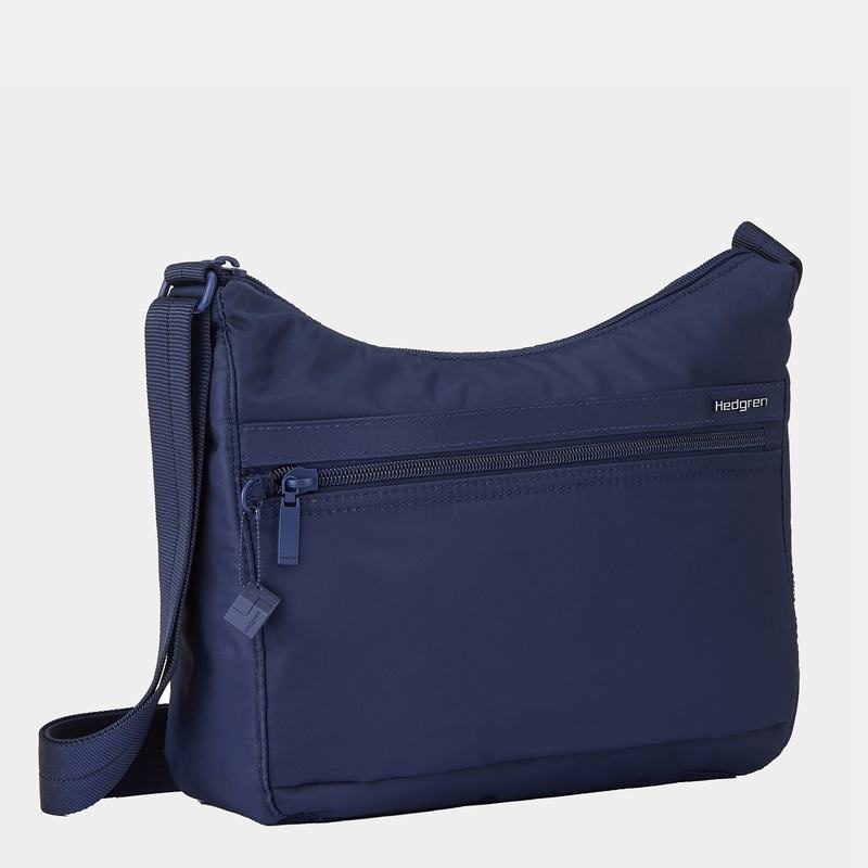 Dark Blue Women's Hedgren Harper's Rfid Shoulder Bags | PPF167ZZ