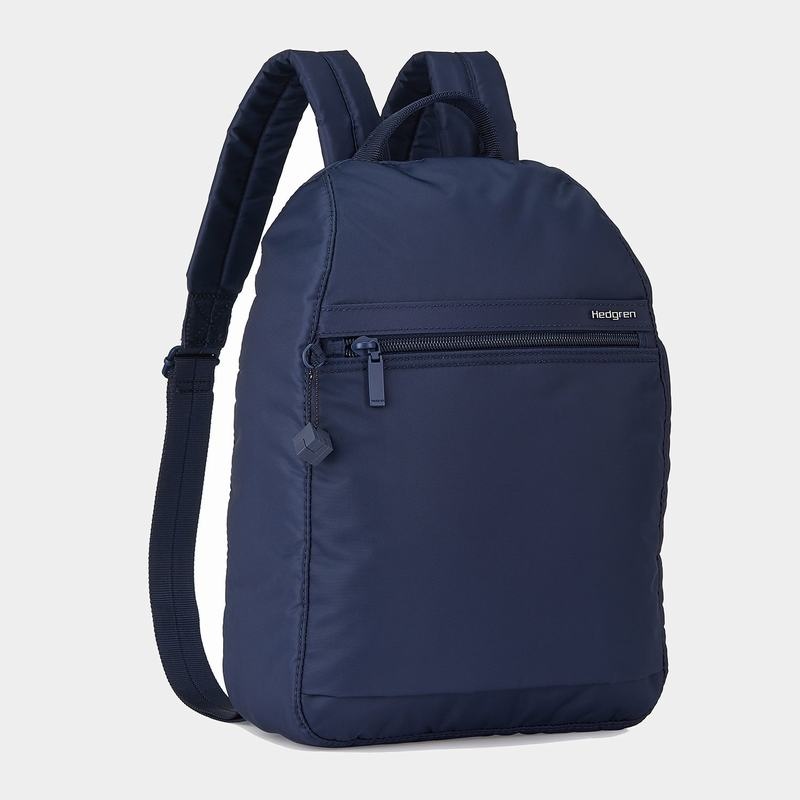 Dark Blue Women's Hedgren Vogue Large Backpacks | GJZ1422BI