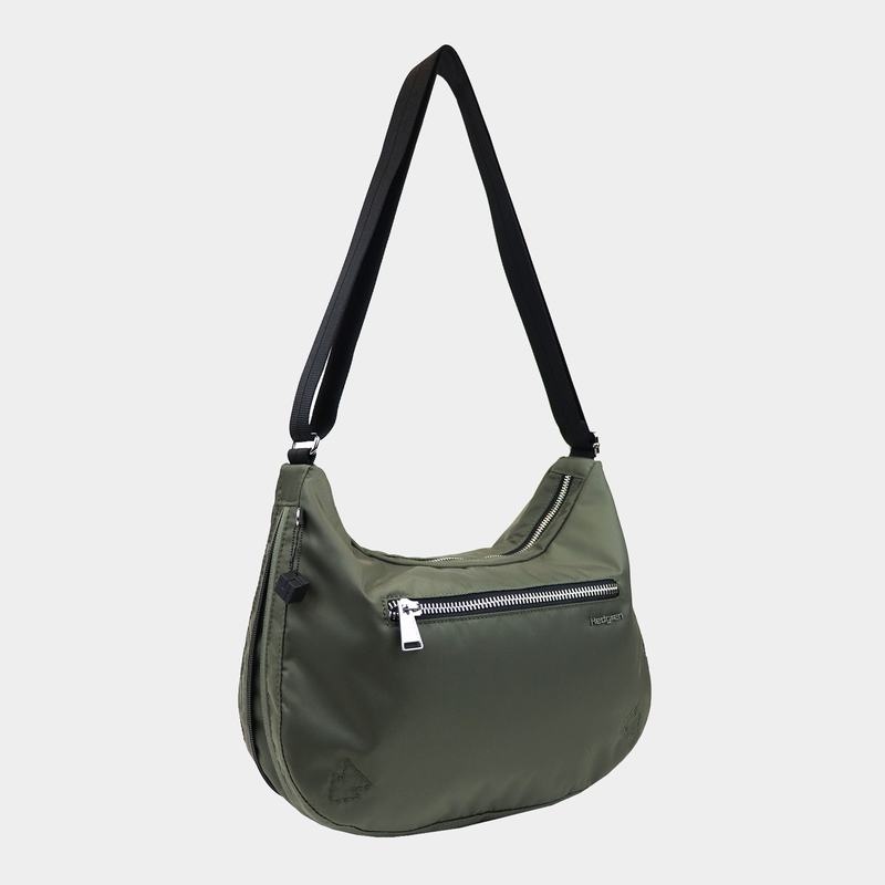 Dark Green Women's Hedgren Ann Crossbody Bags | VLB1028RE