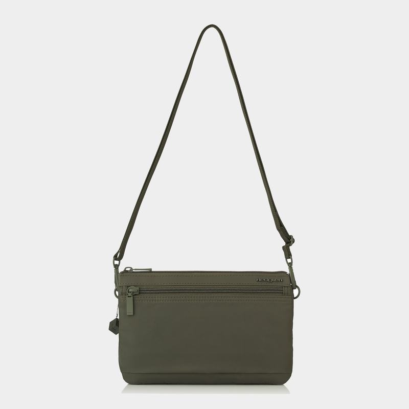 Dark Green Women's Hedgren Emma Crossbody Bags | KRZ688JP