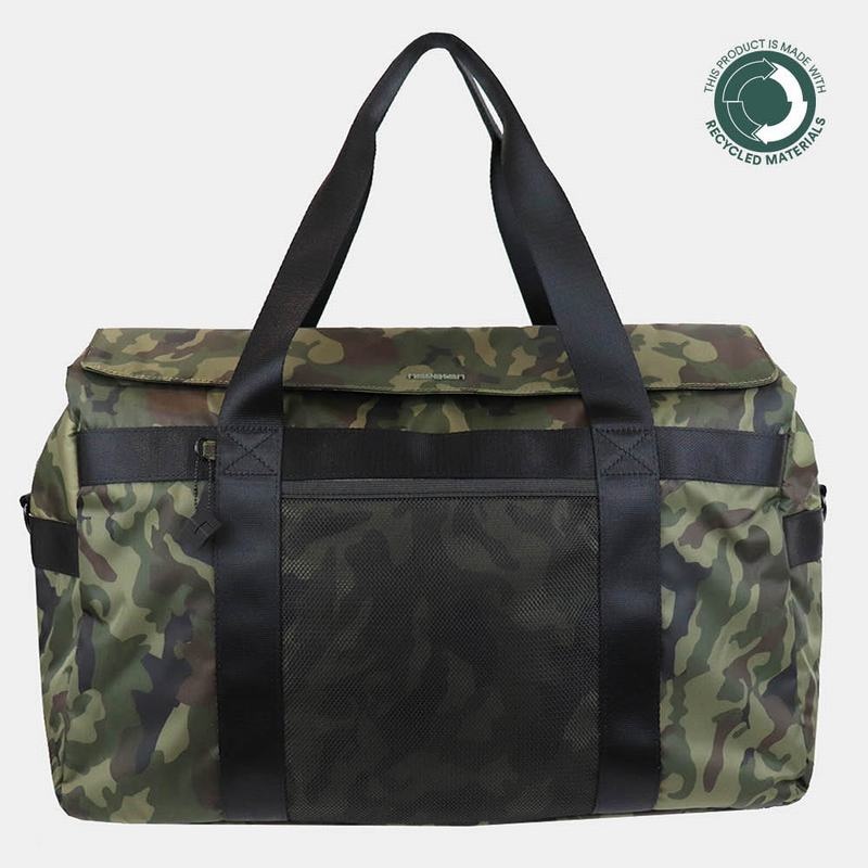 Green Black Women\'s Hedgren Wanderer Sustainable Weekender Duffle Bags | TUB5653FE