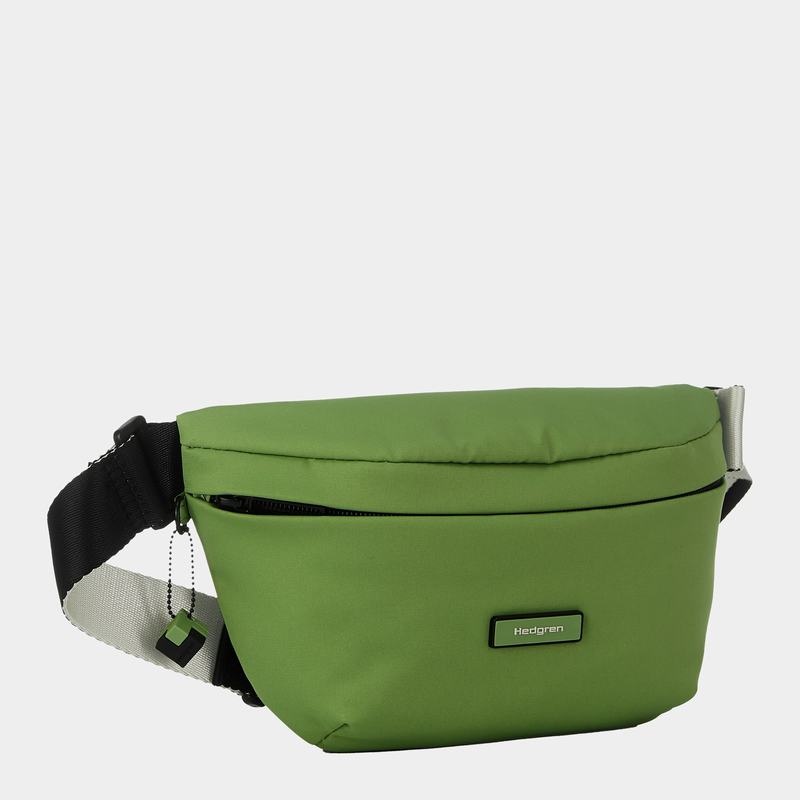 Green Women's Hedgren Halo Belt Bags | WLX5121NZ