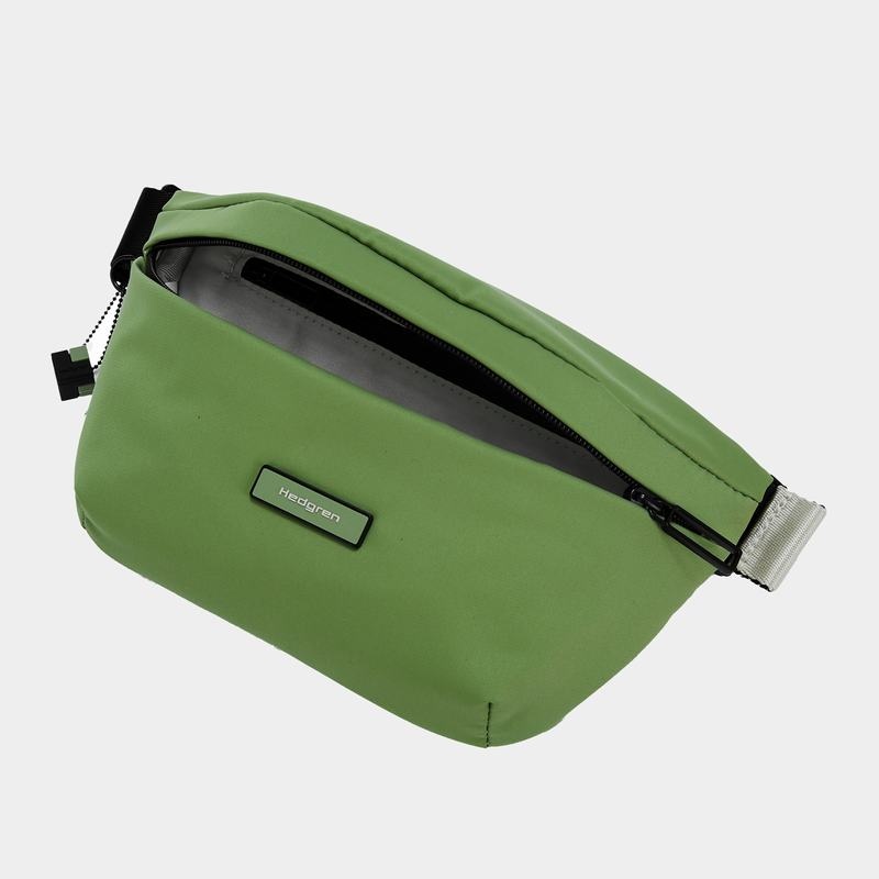 Green Women's Hedgren Halo Belt Bags | WLX5121NZ