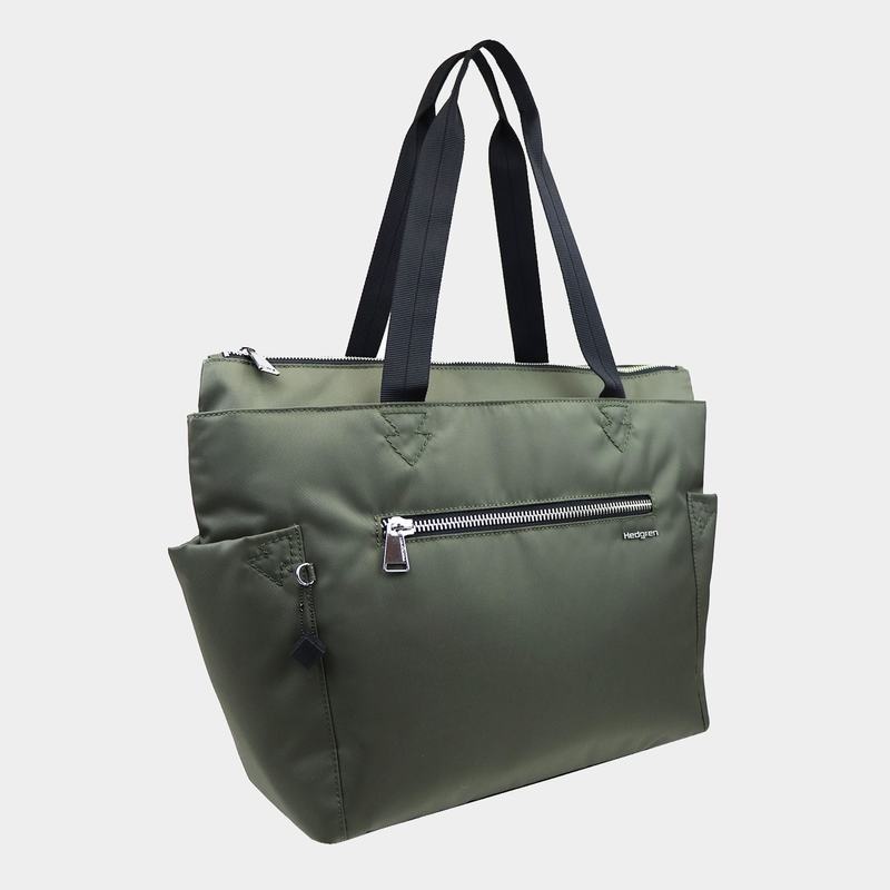 Green Women's Hedgren Margaret Sustainably Made Tote Bags | QQG7761SF