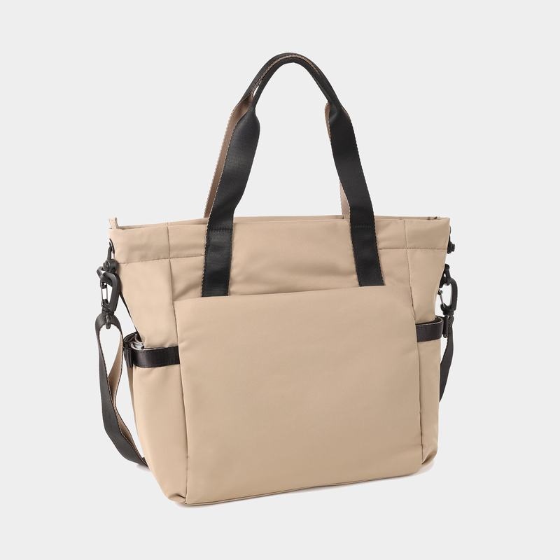 Grey Beige Women's Hedgren Galactic Tote Bags | VRJ9232XI