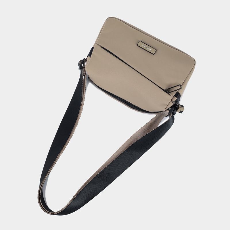 Grey Beige Women's Hedgren Neutron Small Crossbody Bags | RRG912TZ