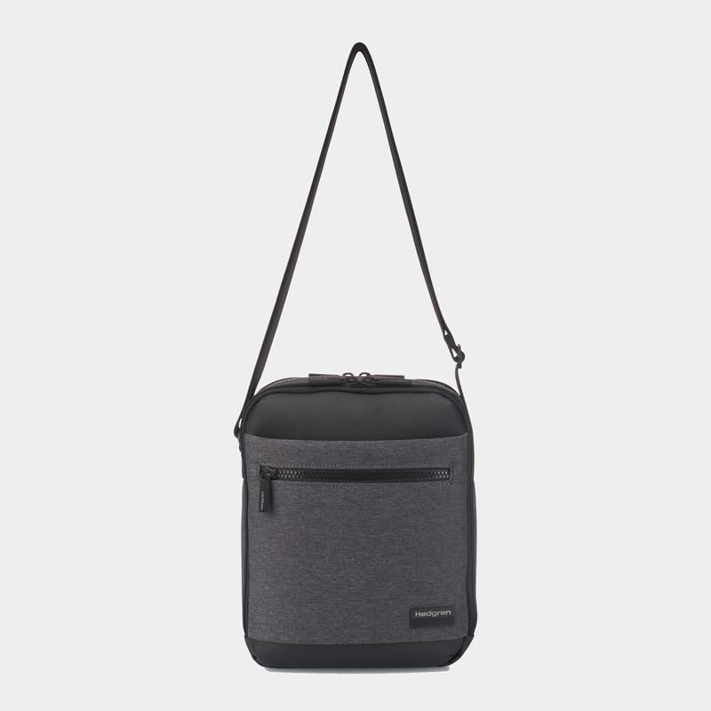 Grey Black Women's Hedgren Inc Vertical Crossbody Bags | ECA1258NZ