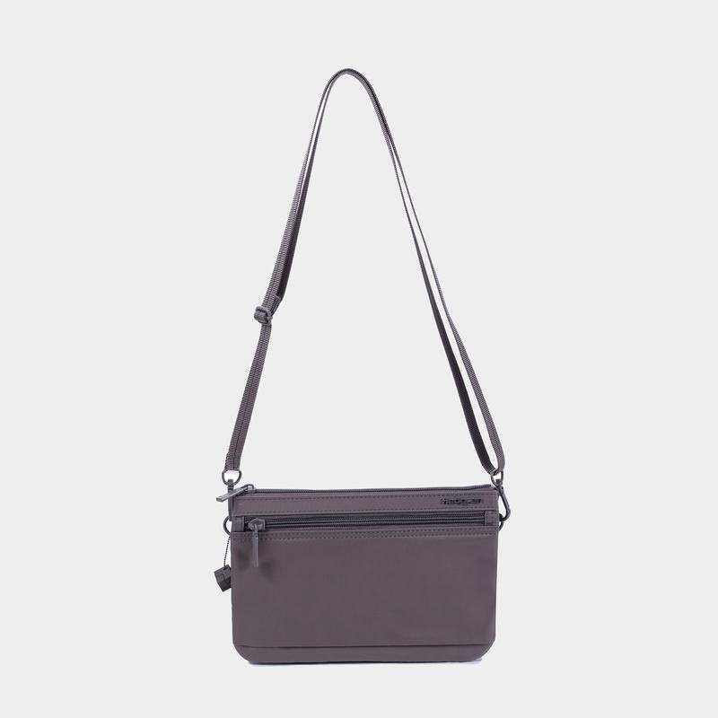 Grey Brown Women's Hedgren Emma Crossbody Bags | OBK8430BT