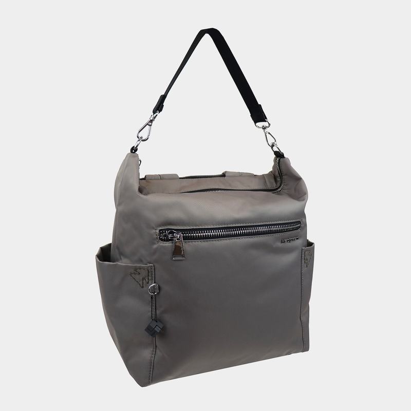 Grey Brown Women's Hedgren Kate Sustainably Made Convertible Tote Bags | CAR4887FW