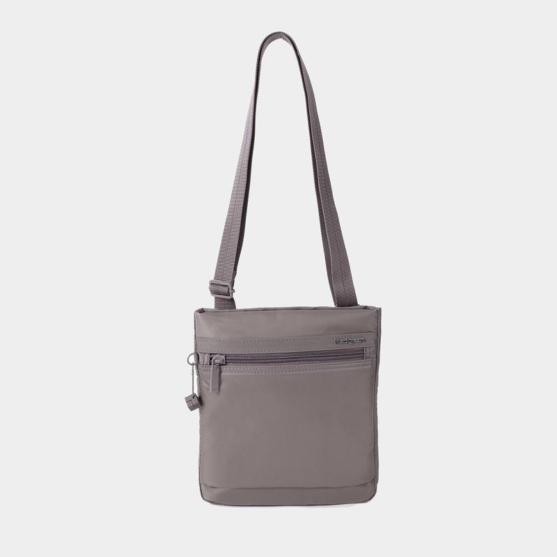 Grey Brown Women's Hedgren Leonce Shoulder Bags | DFQ3720UG