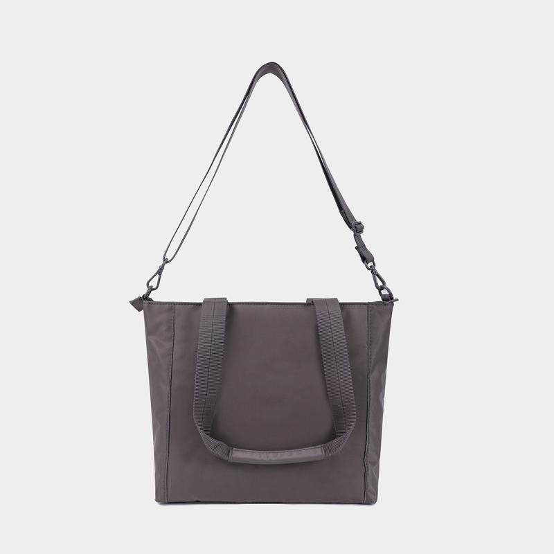 Grey Brown Women's Hedgren Zoe Tote Bags | QCX132AE