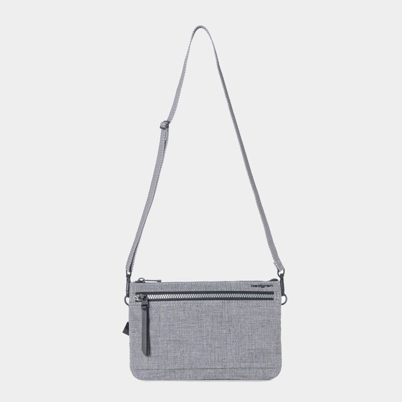 Grey Women's Hedgren Emma Crossbody Bags | LHL6237TV