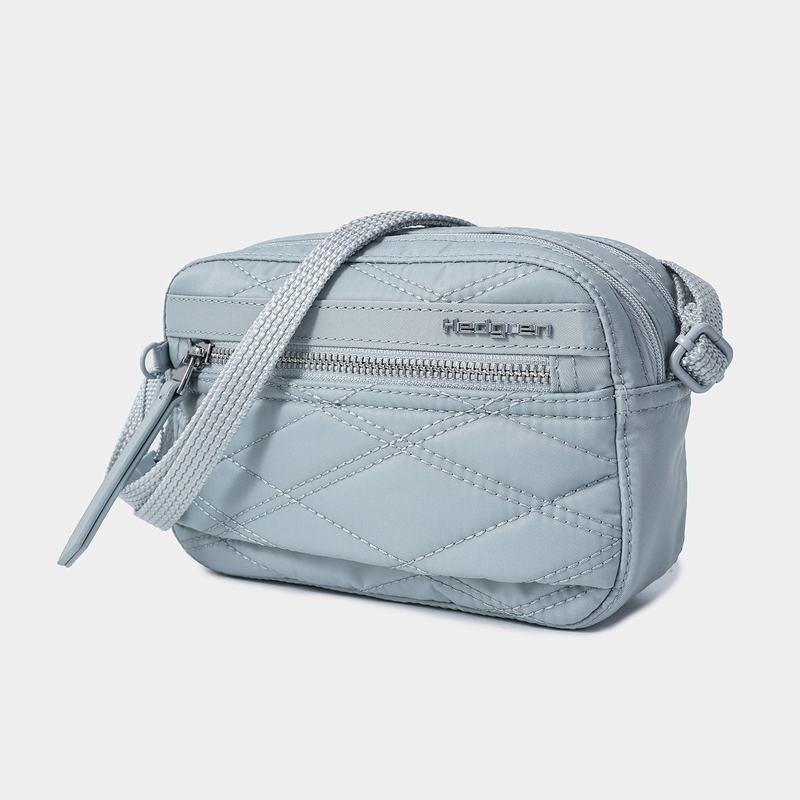 Light Blue Women's Hedgren Maia Crossbody Bags | JAW2591JK