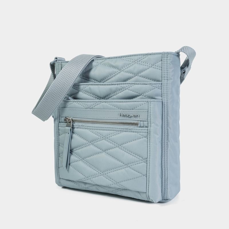 Light Blue Women's Hedgren Orva Crossbody Bags | IGL906RL