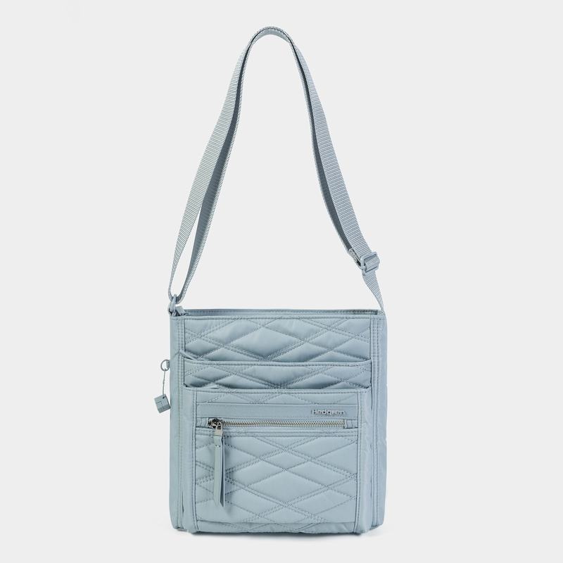 Light Blue Women's Hedgren Orva Crossbody Bags | IGL906RL