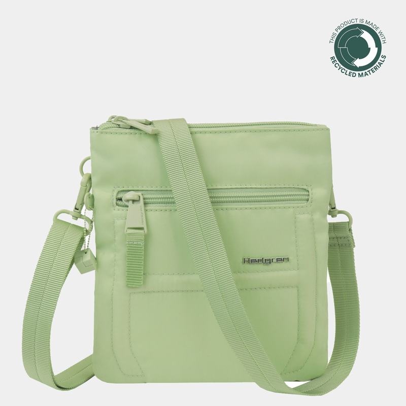 Light Green Women\'s Hedgren Helm Crossbody Bags | ZCP4684OY