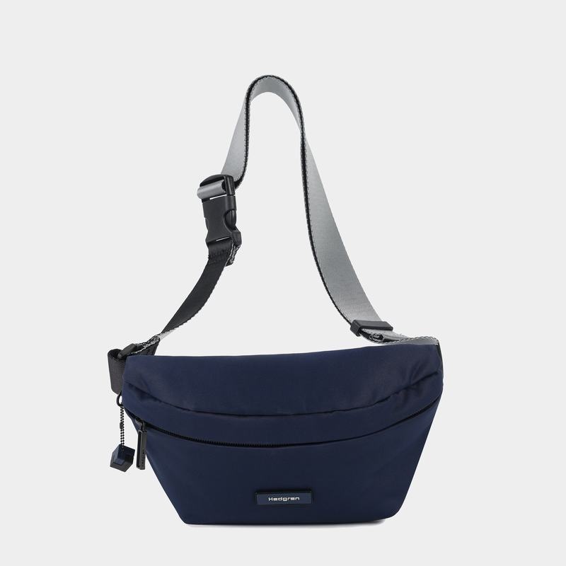 Navy Women's Hedgren Halo Belt Bags | ENY4330DH