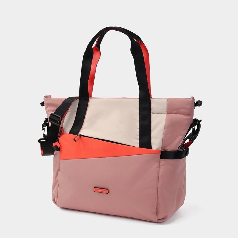 Pink Orange Women's Hedgren Galactic Tote Bags | RLE4111CM