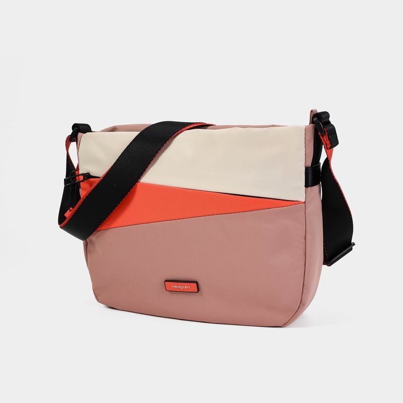 Pink Orange Women's Hedgren Gravity Crossbody Bags | GIP9133WN