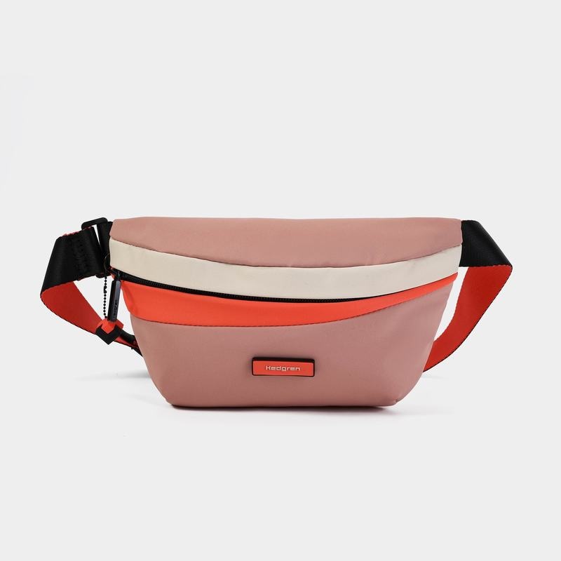 Pink Orange Women\'s Hedgren Halo Belt Bags | XNJ2645DI