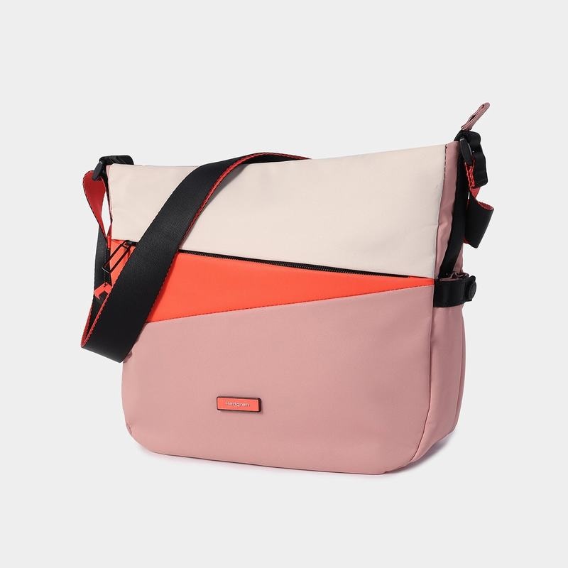 Pink Orange Women's Hedgren Milky Way Crossbody Bags | LNK3282DF