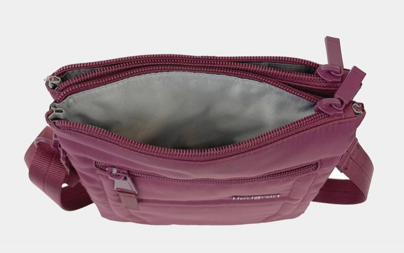 Pink Women's Hedgren Helm Crossbody Bags | ATV6964TY