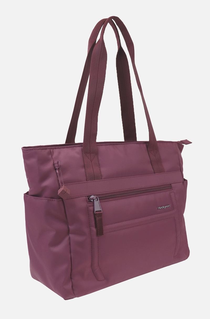 Pink Women's Hedgren Keel Tote Bags | FAZ6090PM