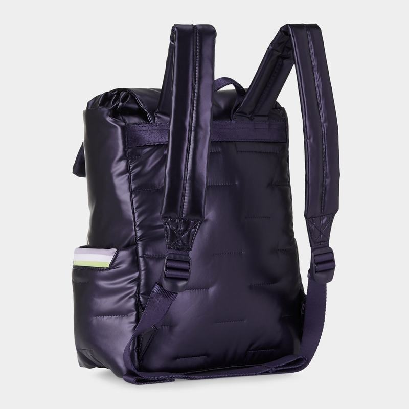 Purple Deep Blue Women's Hedgren Billowy Backpacks | EMP2093NL