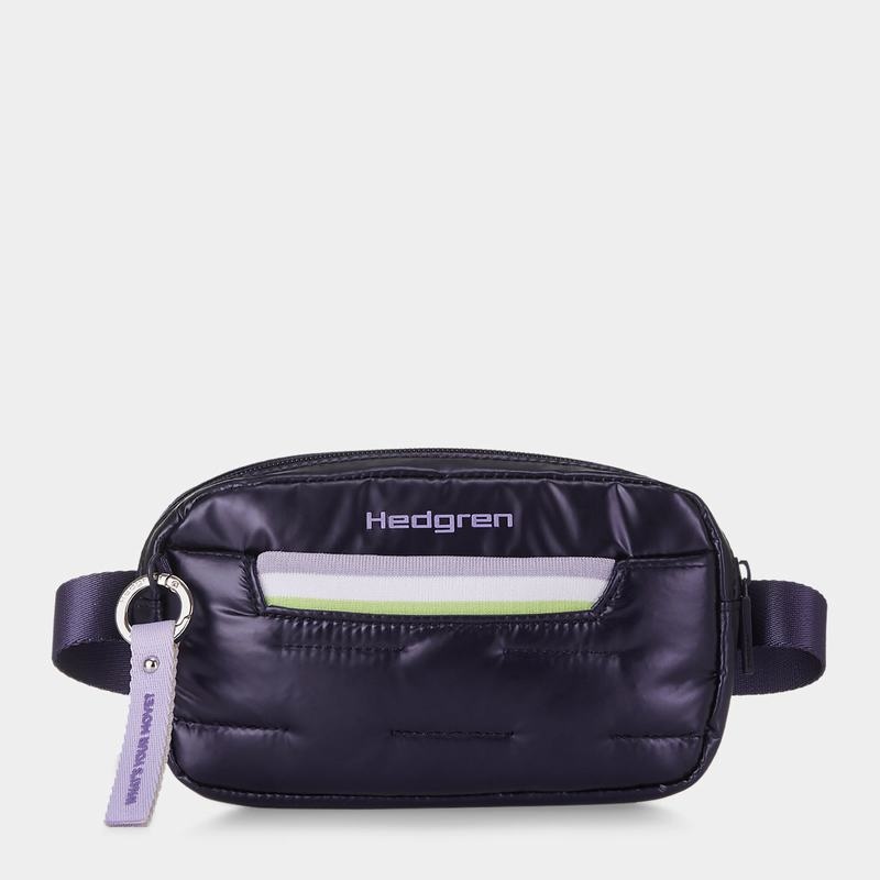 Purple Deep Blue Women\'s Hedgren Snug Belt Bags | NTO5297DM