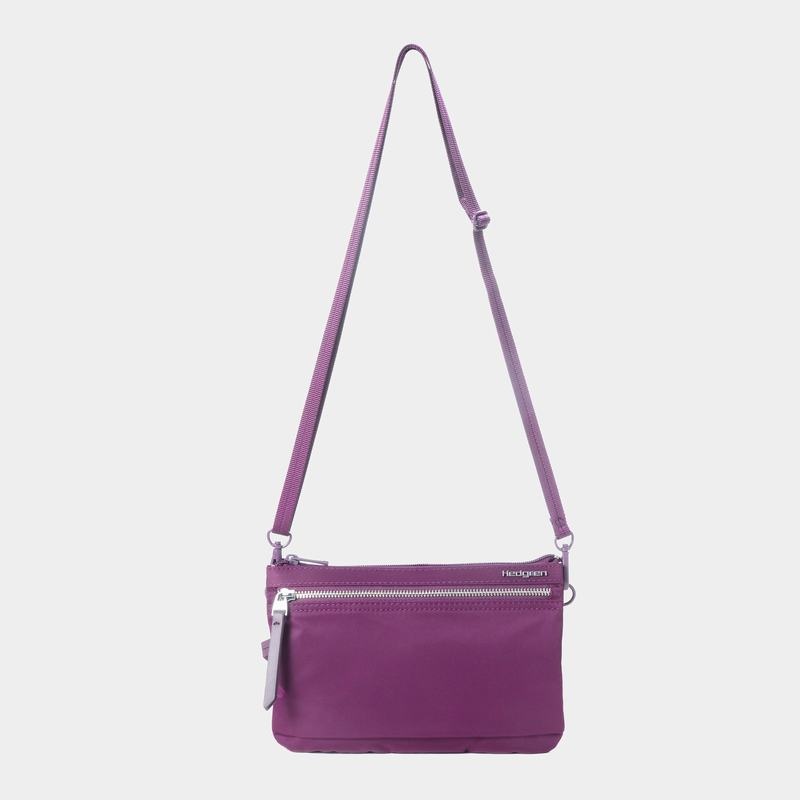 Purple Women's Hedgren Emma Crossbody Bags | IPR404UV