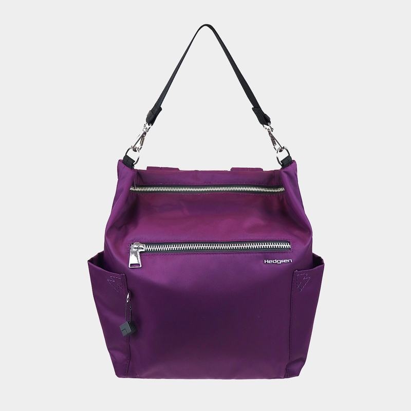 Purple Women's Hedgren Kate Sustainably Made Convertible Tote Bags | NRE6866US