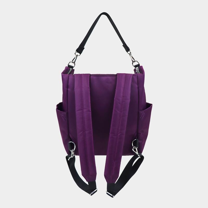 Purple Women's Hedgren Kate Sustainably Made Convertible Tote Bags | NRE6866US