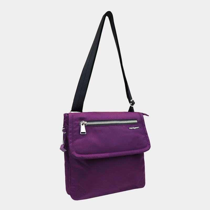 Purple Women's Hedgren Victoria Sustainably Made Crossbody Bags | WDU1632HT