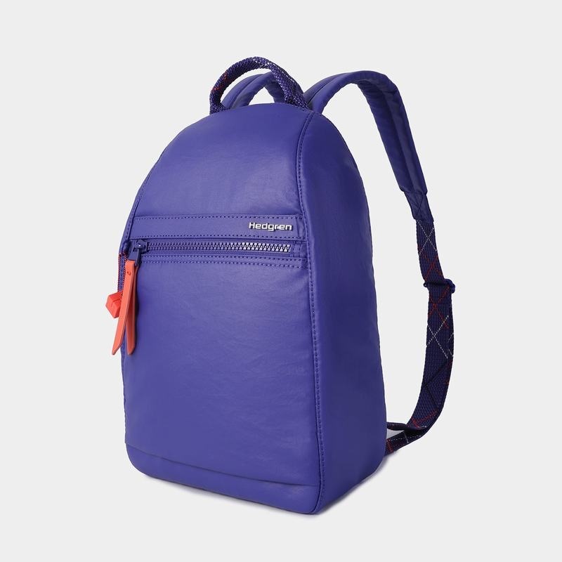 Royal Blue Women's Hedgren Vogue Backpacks | BIU1252QZ