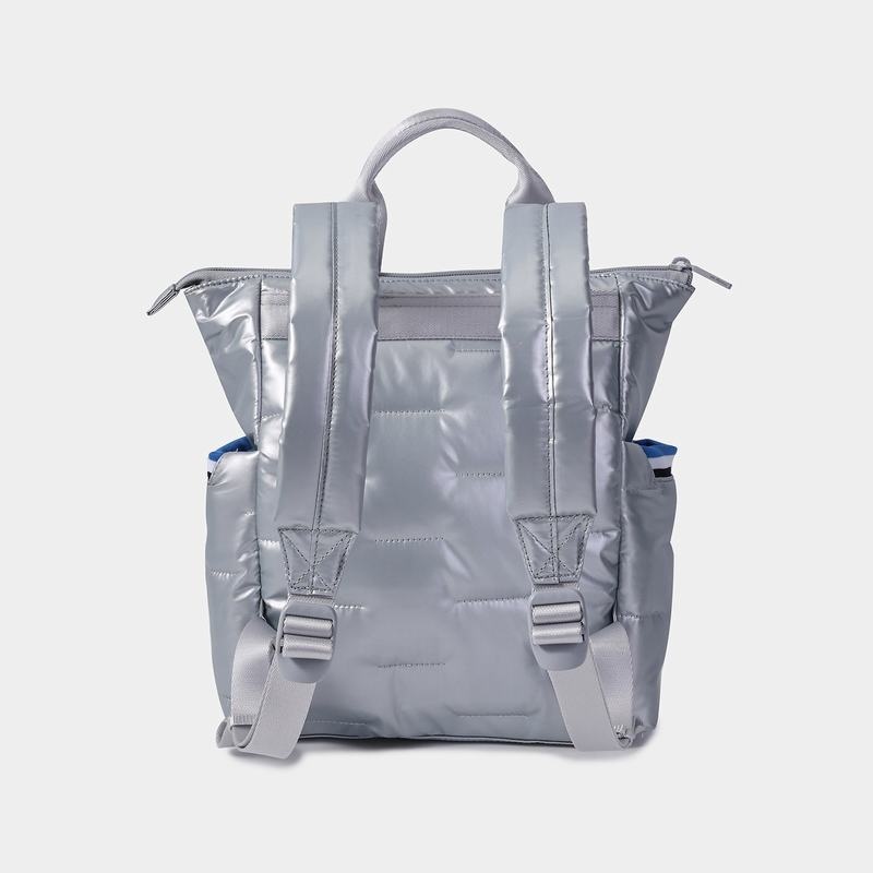 Silver Blue Women's Hedgren Comfy Backpacks | BRT3047HE