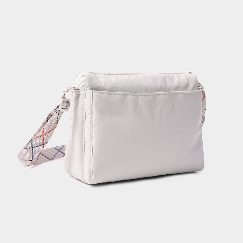 White Grey Women's Hedgren Eye Shoulder Bags | ETY5241OL