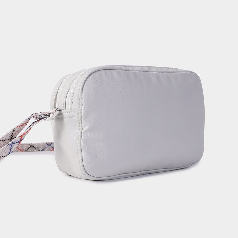 White Grey Women's Hedgren Maia Crossbody Bags | SYX8898OD